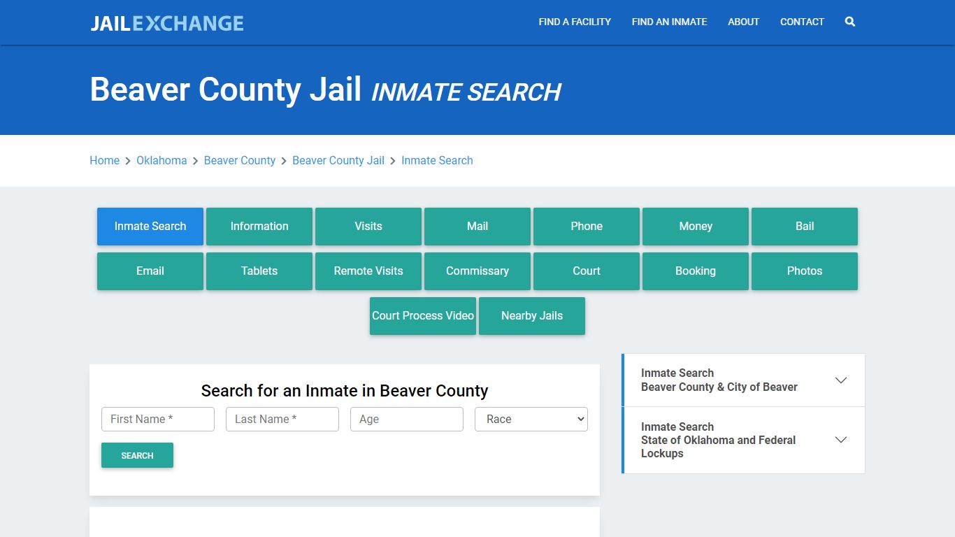 Beaver County Jail, OK Inmate Search: Roster & Mugshots